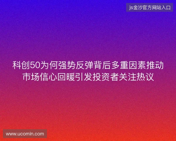 科创50为何强势反弹背后多重因素推动市场信心回暖引发投资者关注热议